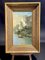 Augusto Caratti, View of Lake Como, 1880s, Oil on Canvas, Framed, Image 1