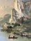 Augusto Caratti, View of Lake Como, 1880s, Oil on Canvas, Framed, Image 7