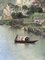 Augusto Caratti, Vista del lago de Como, década de 1880, óleo sobre lienzo, enmarcado, Imagen 5