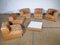 Ds 11 Patchwork Module Leather Sofa & Coffee Table from De Sede, 1970s, Set of 6, Image 6