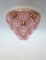 Pink Floral Murano Glass Ceiling Lamp, 1970s, Image 2