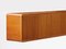 Suspended Sideboard with Vertical Slotted Wood Doors Gma Galleria Mobili Darte Cantù, Italy, 1957 2