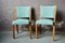 Green Bow Wood Lounge Chairs from Steiner, 1950s, Set of 2 1