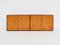 Aparadores y armario esquinero con puertas de cuero coñac patchwork de Tito Agnoli para Poltrona Frau, Italia, 1973. Juego de 3, Imagen 3