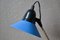 Blaue Schreibtischlampe aus Aluminor 2