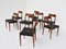 Teak Extendable Table with Chairs Model 77 by Niels Otto Møller for Mk Craftmanship, Denmark, 1959, Set of 9 7