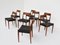 Teak Extendable Table with Chairs Model 77 by Niels Otto Møller for Mk Craftmanship, Denmark, 1959, Set of 9, Image 7