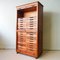 Industrial Portuguese Oak Tambour Door Filing Cabinet from Olaio, 1940s 3