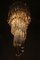 Lámpara de araña italiana en cascada de Venini, años 60, Imagen 5