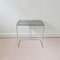 Chromed Metal and Smoked Glass Side Table, 1970s, Image 4