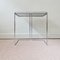 Chromed Metal and Smoked Glass Side Table, 1970s 11