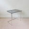 Chromed Metal and Smoked Glass Side Table, 1970s 5