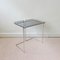 Chromed Metal and Smoked Glass Side Table, 1970s, Image 5