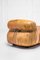 Chaise Longue Soriana in Original Leather attributed to Afra and Tobia Scarpa for Cassina, 1969, Set of 2, Image 3