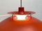 Mid-Century Danish Red Ph 5 Pendant by Poul Henningsen for Louis Poulsen, 1960s 12