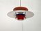 Mid-Century Danish Red Ph 5 Pendant by Poul Henningsen for Louis Poulsen, 1960s, Image 16