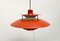 Suspension Ph 5 Mid-Century Rouge par Poul Henningsen pour Louis Poulsen, Danemark, 1960s 18