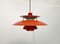 Mid-Century Danish Red Ph 5 Pendant by Poul Henningsen for Louis Poulsen, 1960s, Image 1