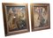 Ángeles arcabuceros, años 60, pinturas al óleo sobre lienzo, enmarcado. Juego de 2, Imagen 6