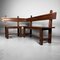 Banc d'Angle Wabi Sabi en Bois, 1950s 8