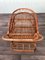 Bamboo and Wicker Spinning Trolley, Italy, 1950s 8