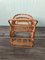 Bamboo and Wicker Spinning Trolley, Italy, 1950s 6