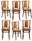 Wooden Chairs, 1950s, Set of 6 1