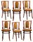 Wooden Chairs, 1950s, Set of 6, Image 1