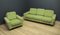 Vintage Green Sofa and Armchair, 1950s, Set of 2 15