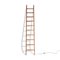 LED Line Light Ladder in Cherry by Noah Spencer 1