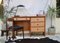 Bureau Vintage en Rotin et Bois, 1960s 15