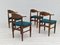 Dänischer Tisch und Stühle von Henning Kjærnulf, 1960er, 5er Set 20