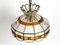 Large Italian Poliarte Glass Ceiling Lamp, 1960s, Image 4