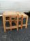 Swedish Nesting Tables in Pine, 1970s, Set of 3, Image 4