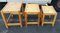 Swedish Nesting Tables in Pine, 1970s, Set of 3 6