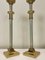 Vintage Brass and Green Metal Table Lamps, Kullmann, the Netherlands, 1970s, Set of 2 7