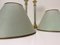 Lampes de Bureau Vintage en Laiton et Métal Vert, Kullmann, Pays-Bas, 1970s, Set de 2 16