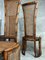 Stühle aus Stroh mit hoher Rückenlehne aus Holz von Marzio Cecchi für Studio Most, Italien, 1970er, 6er Set 8