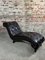 Vintage Chesterfield Style Chaise Lounge in Imitation Leather, 1990s 1