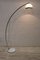 Lámpara de pie de arco ajustable atribuida a Guzzini, años 70, Imagen 4