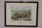 Henry Thomas Alken, Fox Hunting, Antique Watercolor Etchings, 19th Century, Framed, Set of 4 2