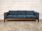 Blue Bouclè 3-Seater Sofa Bastiano attributed to Afra & Tobia Scarpa for Gavina, 1970s 1