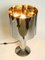 Large Table Lamp in Chrome with Metal Shade, 1970s, Image 2