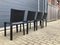 Cab Dining Chairs in Black Leather by Mario Bellini for Cassina, 1990s, Set of 4 18