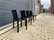 Cab Dining Chairs in Black Leather by Mario Bellini for Cassina, 1990s, Set of 4 3