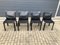 Cab Dining Chairs in Black Leather by Mario Bellini for Cassina, 1990s, Set of 4 19