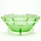 Art Deco Uranium Bowl from Herrmanova, Former Czechoslovakia, 1950s 1