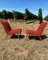 Easy Chairs in the style of Knoll, 1950s, Set of 2 1