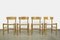 Danish J39 Dining Chairs in Oak by Børge Mogensen for F.D.B. Mobler, 1960s, Set of 4, Image 1