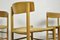 Danish J39 Dining Chairs in Oak by Børge Mogensen for F.D.B. Mobler, 1960s, Set of 4 15